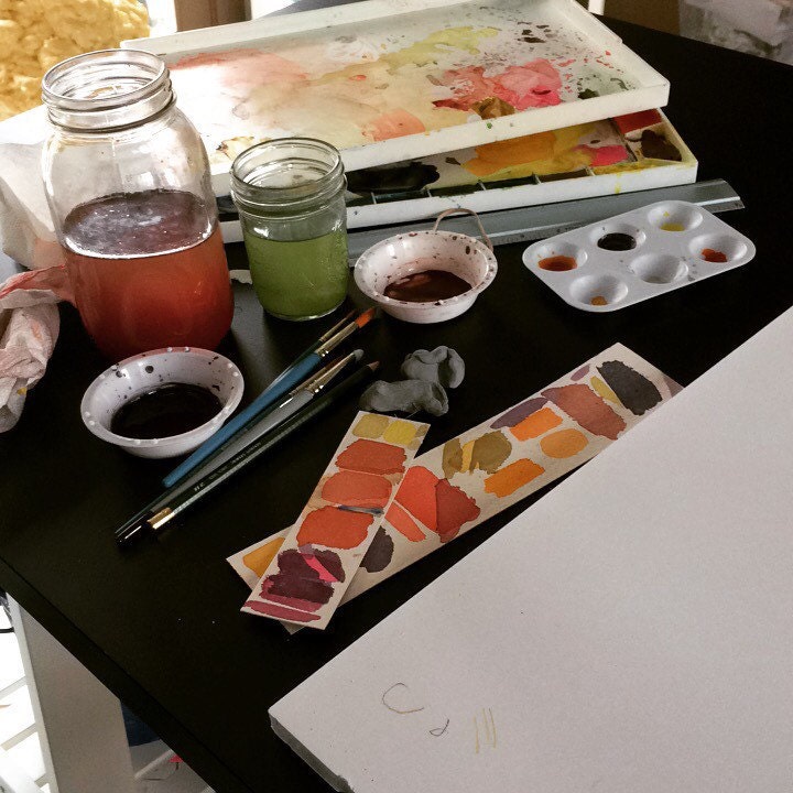 Custom Watercolor Painting // Commissioned Painting // Photo