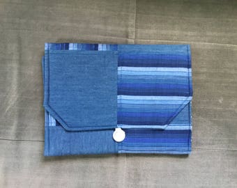 Portable Diaper Changing Pad: Denim Delight