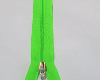 Fermeture éclair FLUO Vert 15 cm
