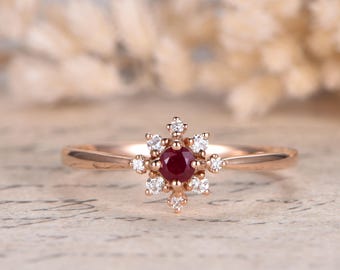 vs natural red ruby engagement ring diamond wedding ring plain band bridal ring solid 14k rose - Ruby Wedding Rings vs natural red ruby engagement ring diamond wedding ring plain band bridal ring solid 14k rose - Ruby Wedding Rings