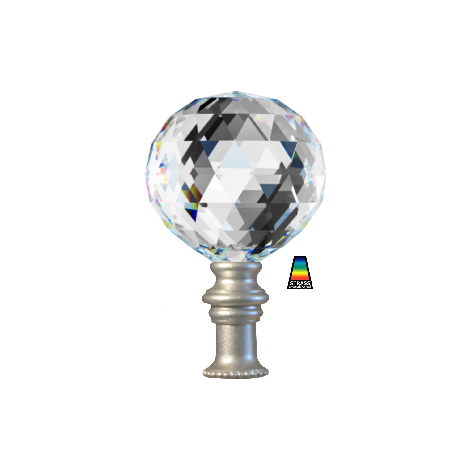 Swarovski Strass LAMP FINIAL 50mm Crystal Clear Ball Prism