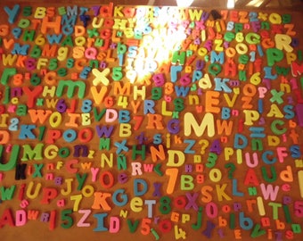 Magnetic letters | Etsy