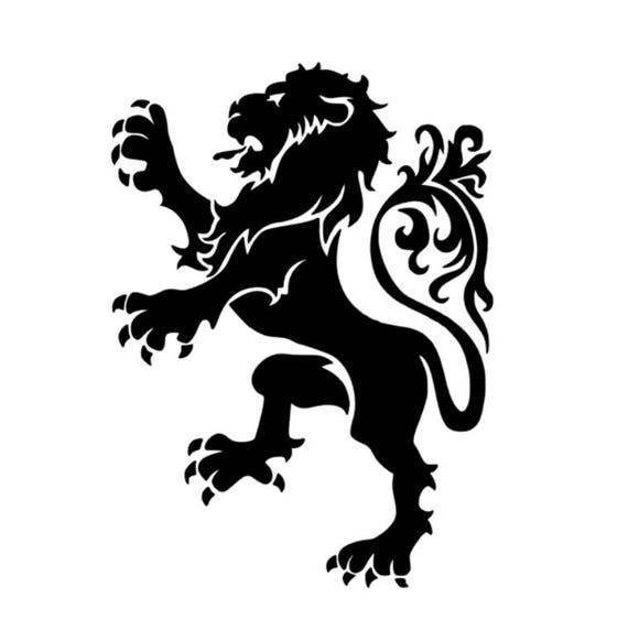 House Lannister Lion Decal Game of Thrones Vinyl for cars