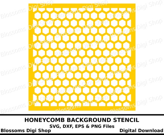 Download Honeycomb svg pattern diy stencil digital download honeycomb