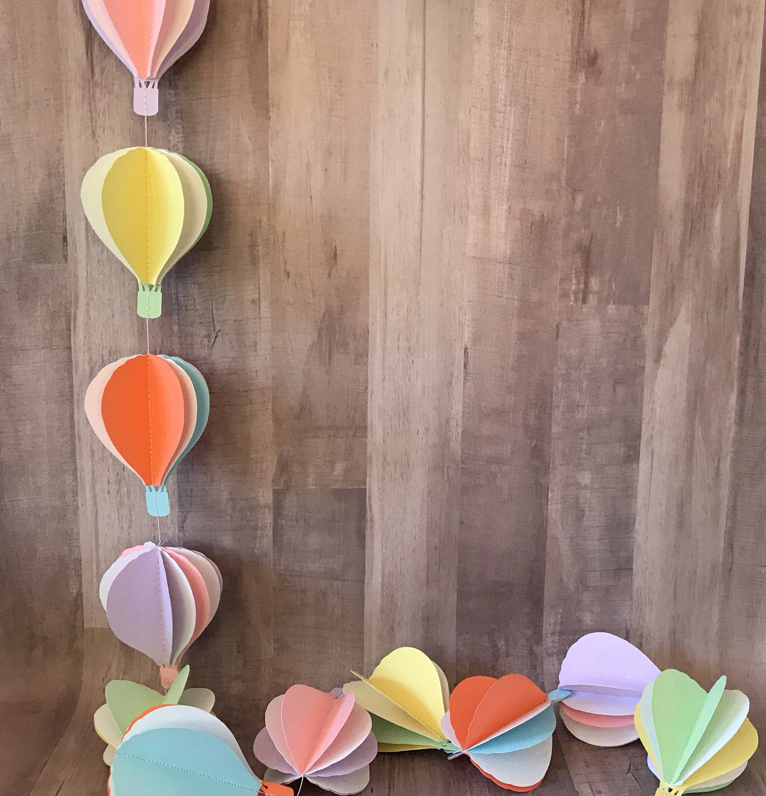 Hot air balloon garland/birthday garland/hot air balloon