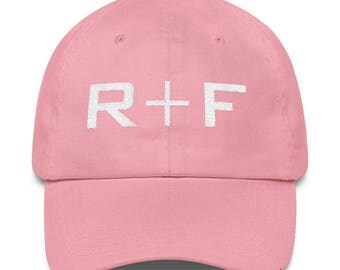 Soft Pink Rodan And Fields Hat Embroidered, Rodan and Fields Pink Hat Unstructured 6 Panel Made in the USA