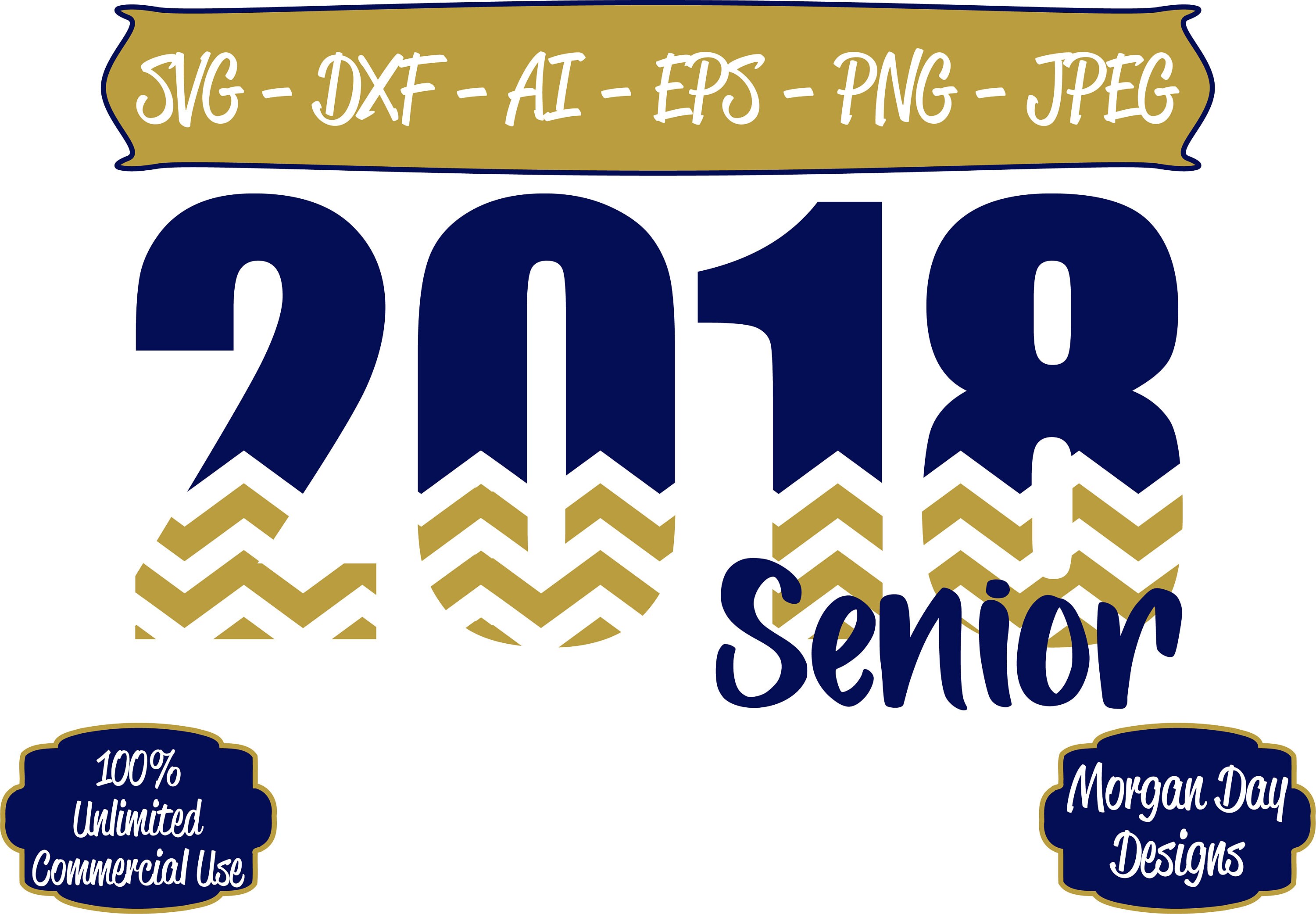 Download Senior SVG file Senior 2018 SVG Chevron Senior Class of