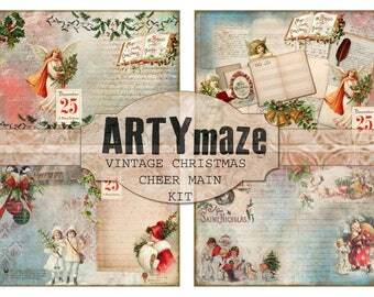 CHRISTMAS CHEER Journal Kit INSTANT Download