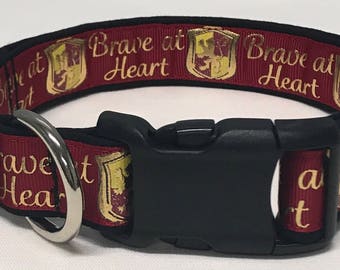dog collar, gryffindor 2, harry potter, harry potter dog collar, harry potter collar, gryffindor dog collar, gryffindor collar, hogwarts