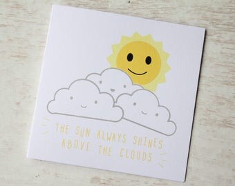 Thinking of You Card, Get Well Soon Card, Bereavement Card, Love Card, Birthday Card, Miss You Card, Friendship Card, Sunny Card, Blank Card