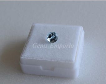 ON SALE Aquamarine 5.5 MM Faceted Round, March Birthstone, Excellent Quality Gemstone for Engagement Ring. Price per piece.
