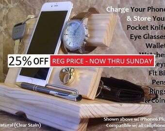 iPhone Docking Station, Android Charging Station, Gifts for men, iPhone Stand, Birthday Gift, Fiance Gift, Boyfriend Gift