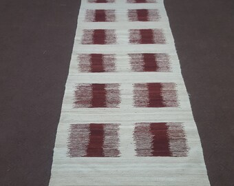 Items similar to CUSTOM handmade natural cotton rug hallway runner
