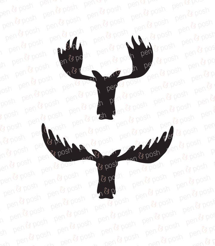 Download Moose SVG Moose Head SVG Moose Head Silhouette Moose