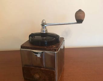 Mid century coffee grinder / Peugeot / French / vintage / Bakelite