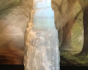 Selenite lamp
