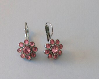 Vintage rhinestone earrings