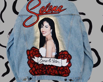 Selena Quintanilla vintage denim jacket