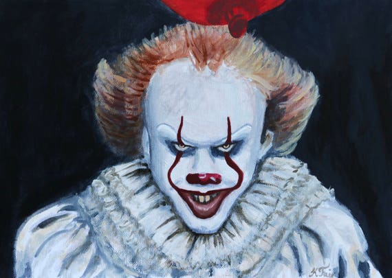 Pennywise oil painting