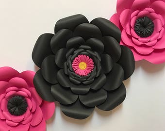 Kate Spade Inspired Paper Flower Set - Kate Spade, bridal shower, bachelorette party, room decor