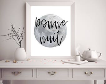 Bonne nuit | Etsy