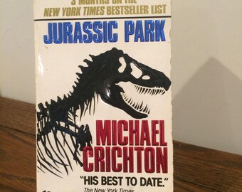 1991 Michael Crichton Jurassic Park Paperback