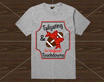 NCSU Football SVG, NC State Wolfpack svg, Go Pack, Bows, Preppy, Cricut, Silhouette svg