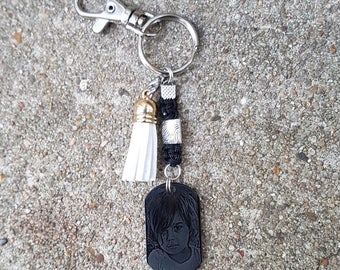 key holder with engraving plate
