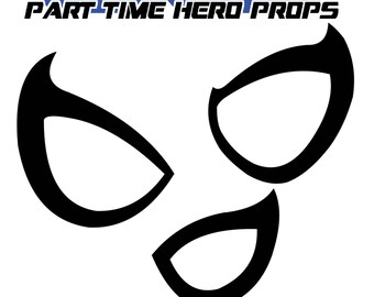 Spider-man Lenses Template for cosplay