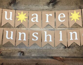 You Are My Sunshine | You Are My Sunshine Banner | You Are My Sunshine Garland | You Are My Sundhine Baby Shower Decor |