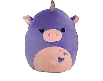 squishmallow purple unicorn