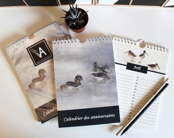 Perpetual calendar for birthdays, holidays...