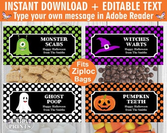 INSTANT DOWNLOAD Printable Treat Bag Toppers I Chews you