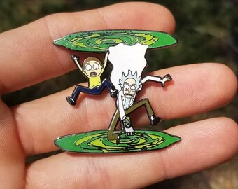 Rick and Morty pin hat pin heady festival lapel pin fashion