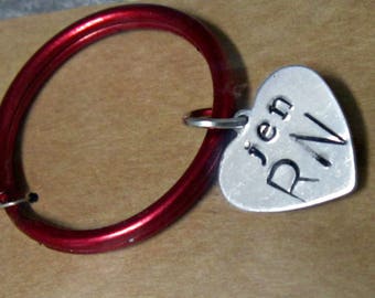Stethoscope ID Tag, Stethoscope ID, Stethoscope Tag, Stethoscope Name Tag, Stethoscope Accessories, Nurse Gift, Doctor Gift, Pinning
