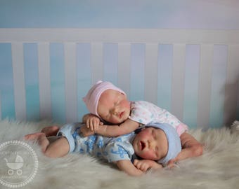 Reborn Hand painted Twins | Twin A or Twin B | by Bonnie Brown w/COA
