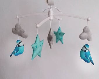 Blue tit mobile