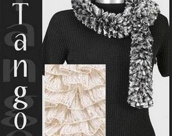 1 ball of yarn to scarf Lammy TANGO ivory /DORE