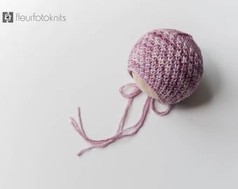Baby Knitting patterns, Baby Bonnet Pattern, baby bonnet, newborn bonnet, handmade baby items, photography props, newborn photography prop
