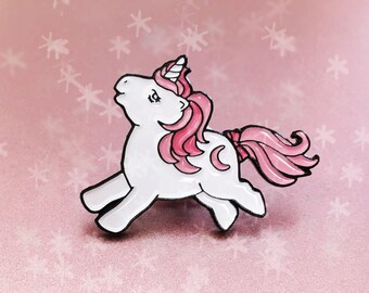 My Little Moonie Enamel Pin / Unicorn Pin / My Little Pony g1 / Unicorn Hat Pin / My Little Pony Enamel Pin / 80s 90s Toy Lapel Pin / MLP