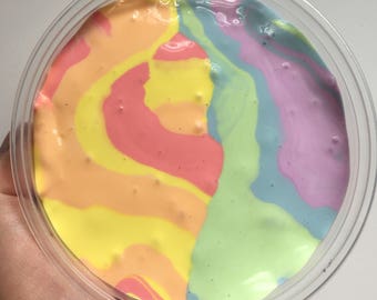 Rainbow Butter Slime 10oz