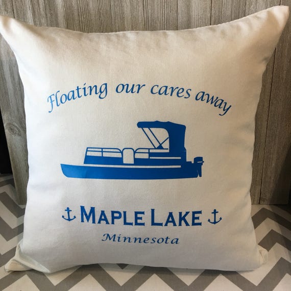 Lake Pillow Pontoon Pillow Decorative pillow lumbar pillow