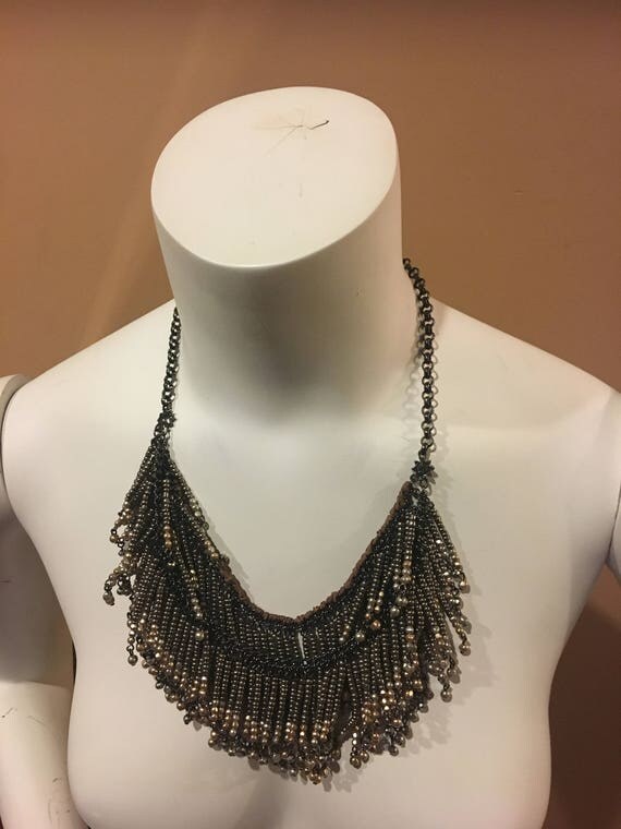 Black sequin Necklace