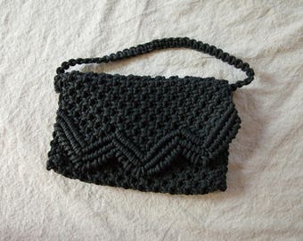 Vintage Macrame Purse