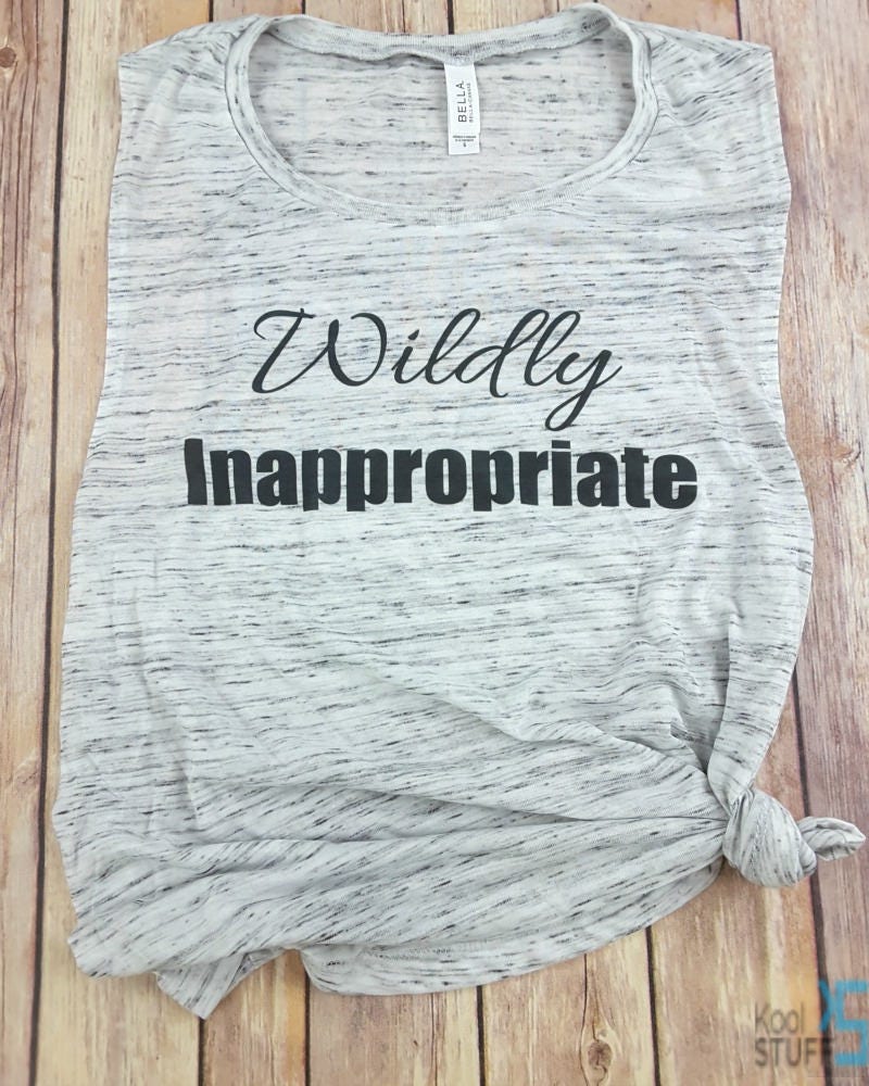 Wildly Inappropriate Yoga Tank Gym Tank Funny Workout