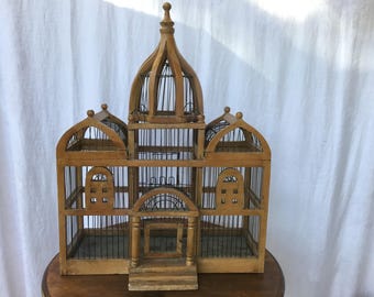 Vintage bird cage | Etsy