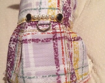 Glamour Girl Dog Harness Dress Size Small