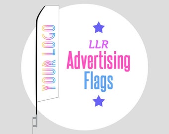 LLR Consultant Flag Sign for your Boutique or Popup - Feather Flag w/ Pole