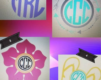 Initial Shirt Women's Kids Back to School Shirt Monogram Vinyl T-shirt Tank Monogram Shirts for Women Monogram Shirts For Girls