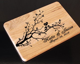 Cutting Board, Personalized Cutting Board Wedding Gift Cutting Board Wedding gift for couple Engraved Cutting Board Custom Wedding Gift Tree